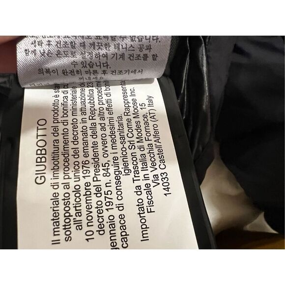 Moose Knuckles Men's Black Kings Down Puffer Jacket Small NWOT - Picture 14 of 14